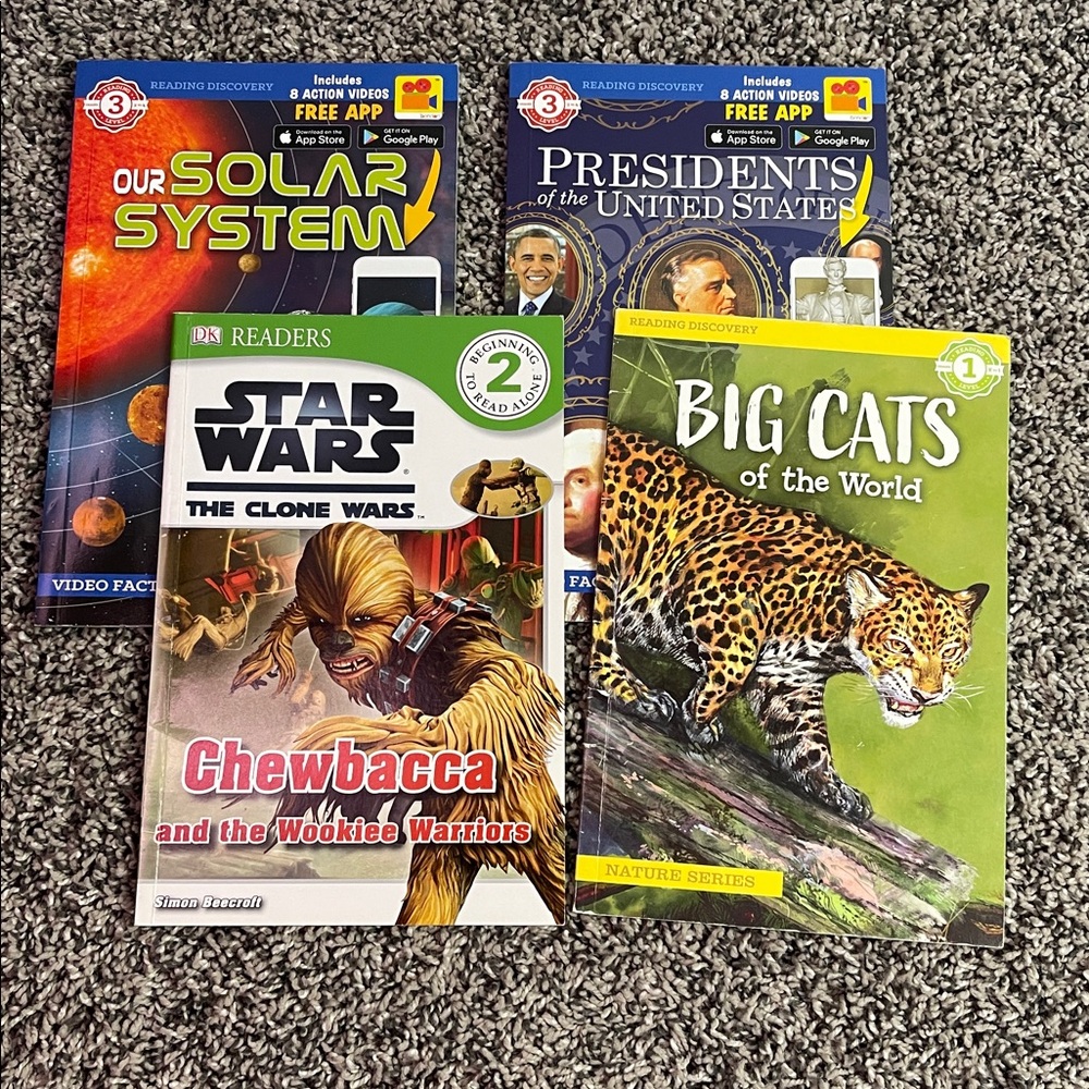 Kids book bundle of 4 books fun learning homeschool
